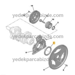 VOLANT SENSÖR OKUYUCU HALKASI (KRANK MİLİ ZAMANLAMA ÇARKI) S-TYPE / XJ / XF / XK / 2.7 TDV6 XR857325 - JDE12073