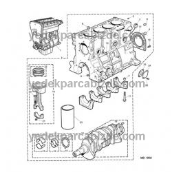 ROVER & LAND ROVER ARKA KRANK KEÇESİ / 25 / 45 / 220 / 420 / 620 / 820 / DISCOVERY-I / LUL10007