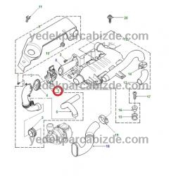 ROVER HAVA DEBİMETRESİ (AKIŞMETRE) / FREELANDER TD4 / ROVER 75 / MG ZT CDTI / MHK101130L