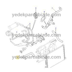 ROVER RADYATÖR HORTUM ALT FREELANDER 1.8 2000->