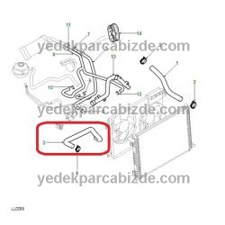 LAND ROVER RADYATÖR ÜST HORTUMU FREELANDER / PCH117860