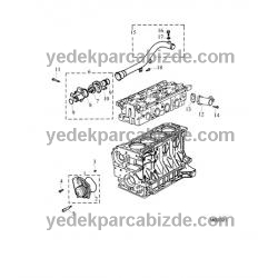 ROVER TERMOSTAT CONTASI / 200 / 400 / 25 / 45 / 75 / 618 / MG / FREELANDER / PEF10010