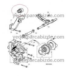 ROVER TERMOSTAT 25 / 200 / 45 / 75 / 400 / 600 / 800 420 / 820 2.0 SI/TI (HORTUM İÇİ) PEL10017