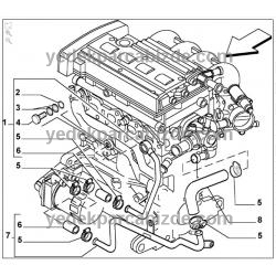 ALFA ROMEO SU POMPA BORUSU 147 / 156 / GTV / SPIDER / 73503145