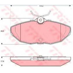 JAGUAR ARKA FREN BALATASI / S-TYPE / 2001-> C2C22316