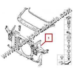 MINI COOPER PANEL ÖN 2005-> 51647145012