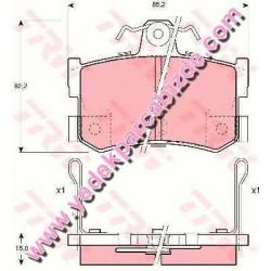 ROVER FREN BALATASI ARKA 820 SERİ /MG  GBP90323  SFP10012 GBP90302AF