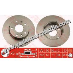 LAND ROVER FREELANDER ÖN FREN DİSKİ (HAVASIZ) / SDB100830