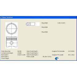 LAND ROVER PİSTON + SEGMAN RANGE ROVER 4.0 / 4.6 V8 1994-> ERR5554B