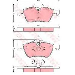 MINI COOPER BALATA ÖN / COOPER S 2001-2006 / 34111503076