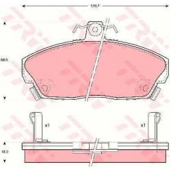 LAND ROVER FREELANDER ÖN FREN BALATASI ->2007 / SFP100260 - SFP100360