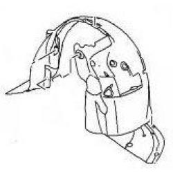 PEUGEOT 206 GTİ ÖN ÇAMURLUK DAVLUMBAZI SOL 1998-2008