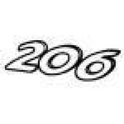 PEUGEOT 206 ARKA YAZI - 206 - 1998-2008
