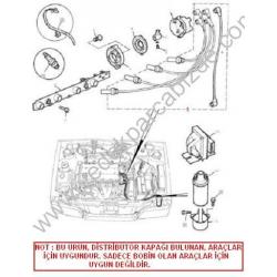 ROVER BUJİ KABLOSU 220/620/820 TURBO (DİSTRİBÜTÖR KAPAKLI ARAÇLAR İÇİNDİR) NEC102300EVA
