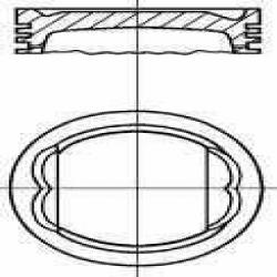 ALFA ROMEO PİSTON + SEGMAN 040  /145 / 146 /147 / 156 / 1.6 TWINSPARK 2004 -> 71717375 