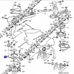 SAAB MOTOR KULAK ÖN / 9000 / ->1993 / 8786006