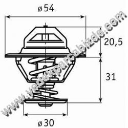 SAAB TERMOSTAT 900 / 9000 / 9-3 / 9-5 / 8817538