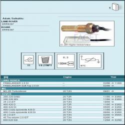 ROVER HARARET MÜŞÜRÜ / 25 / 200 / 45 / 600 / FREELANDER 2.0 DİZEL / ERR6397