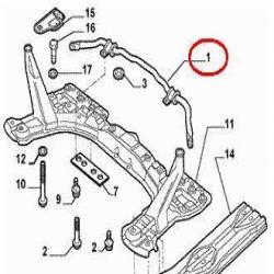 ALFA ROMEO ÖN VİRAJ DEMİRİ KOMPLE / 147 / 156 / 60658216