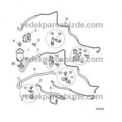 ROVER DİREKSİYON HİDROLİK DEPOSU+KAPAK COUPE/25/200/45/400/800 QFX100150 - QFX100120 - QFX100141 - QFX100140 