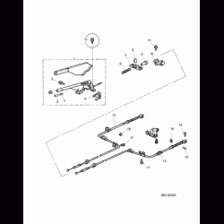 ROVER 600 FREN TELİ SOL SPB100441EVA