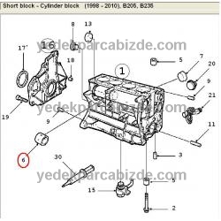 SAAB BALANS YATAĞI / 9-3 / 9-5 / 9172230