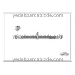 LAND ROVER FREELANDER ARKA FREN HORTUMU / SHB000601
