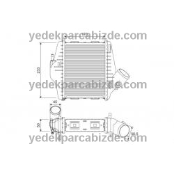 SMART FORTWO INTERCOOLER(TURBO) RADYATÖRÜ 0.8 CDI A4515010201