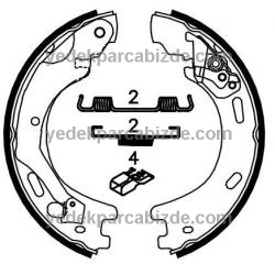 LAND ROVER EL FREN BALATASI / RANGE ROVER SPORT / DISCOVERY III-IV / LR031947