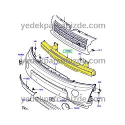LAND ROVER ÖN TAMPON DEMİRİ / RANGE ROVER SPORT / DISCOVERY IV / LR013926