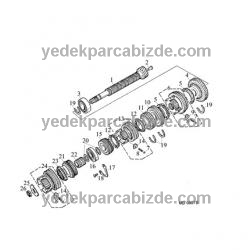 ROVER 3 - 4. VE 5. VİTES SENKROMENÇ 25/200/45/400 1.4/1.6 TWK100060 - TUK100060