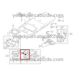 VOLVO İÇ TAVAN LAMBA AMPÜLÜ 30640764