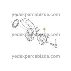 VOLVO TEKER BİLYASI ÖN (PORYALI) S80 / XC60 31360096