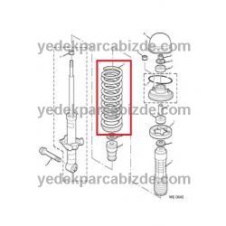 ROVER HELEZON YAYI ARKA 214 / 216 / 218  / 220 RKB100560 - GRS197 - RPD101700 - RPD101720 - RPD102580 - RPD101710 - RPD102680 